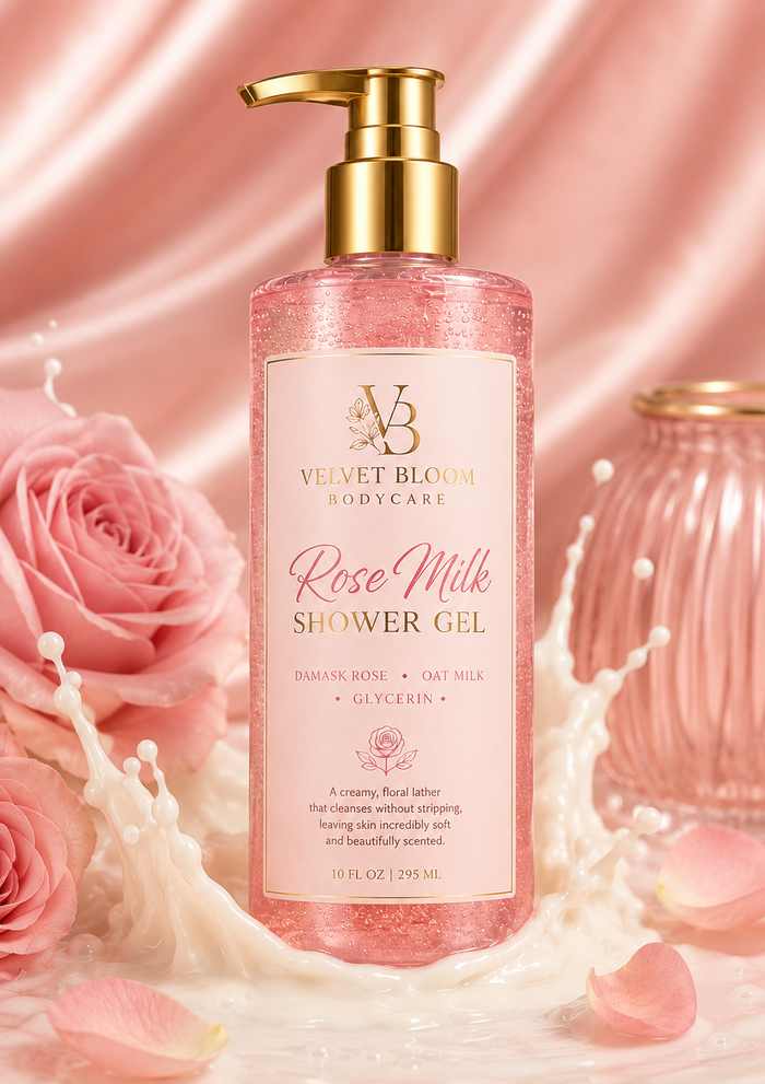 Rose Milk Shower Gel
