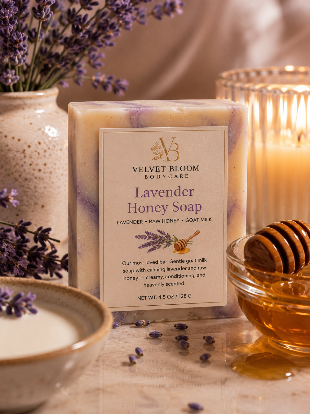 Lavender Honey Soap